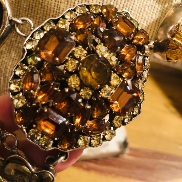 Barry Brinker citrine Topaz sterling silver necklace - Picture 3 of 17